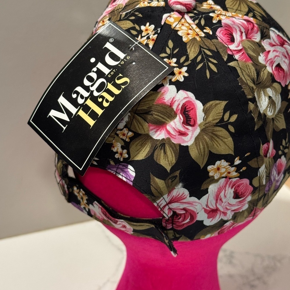 Floral Rhinestone Star Cap - Picture 4 of 5